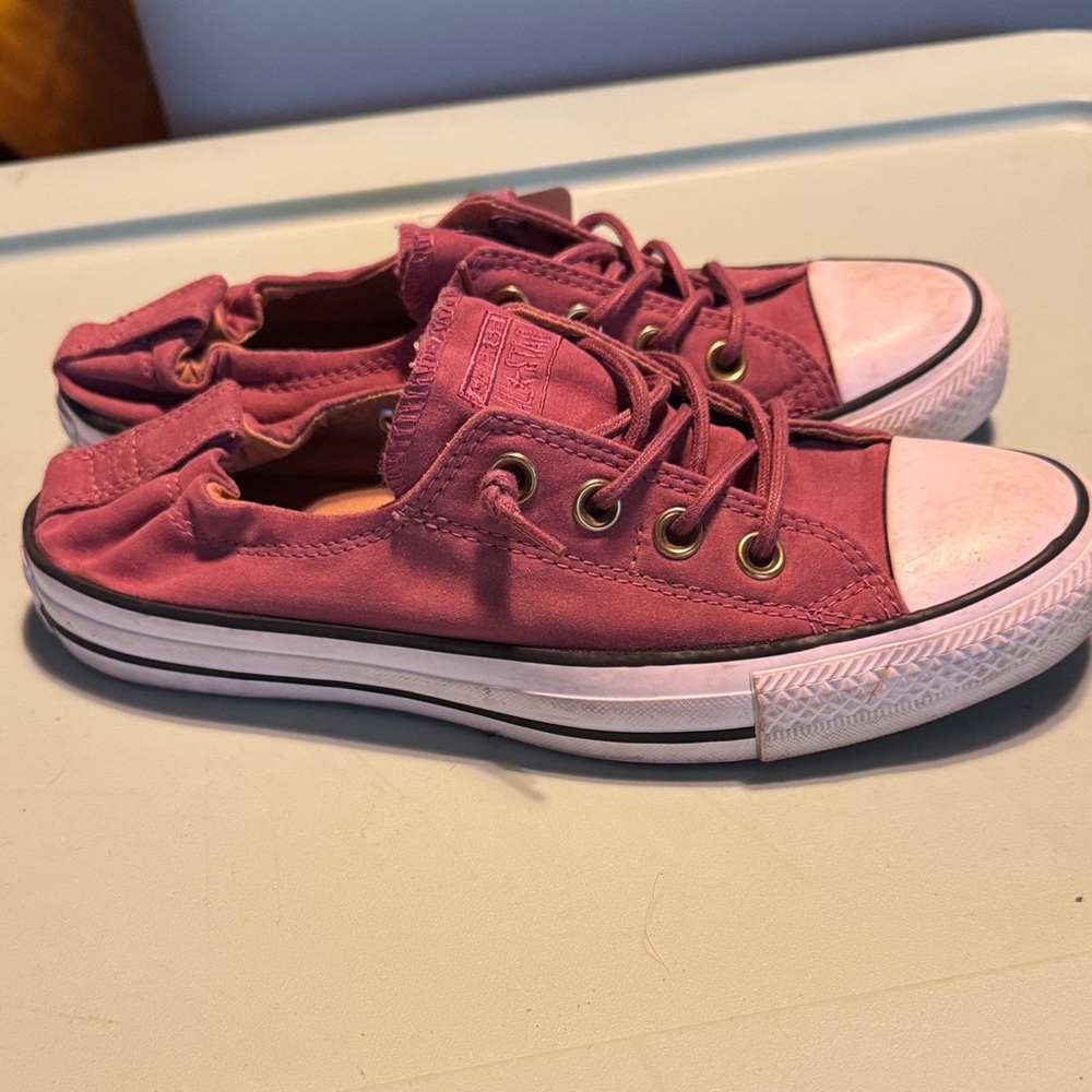 Converse Mauve Canvas Sneakers